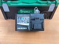 Hikoki wr 18dbdl2 slagmoersleutel 1/2” - 18v incl. bsl 36a18 accu’s + acculader - afbeelding 10 van  11