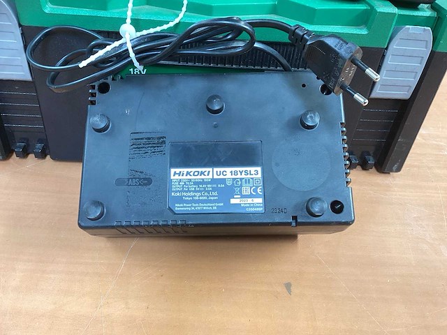 Hikoki wr 18dbdl2 slagmoersleutel 1/2” - 18v incl. bsl 36a18 accu’s + acculader - afbeelding 11 van  11