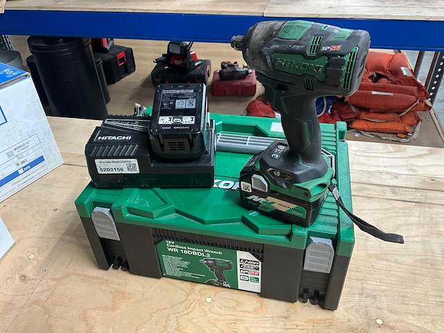 Hikoki wr 18dbdl2 slagmoersleutel - afbeelding 1 van  5