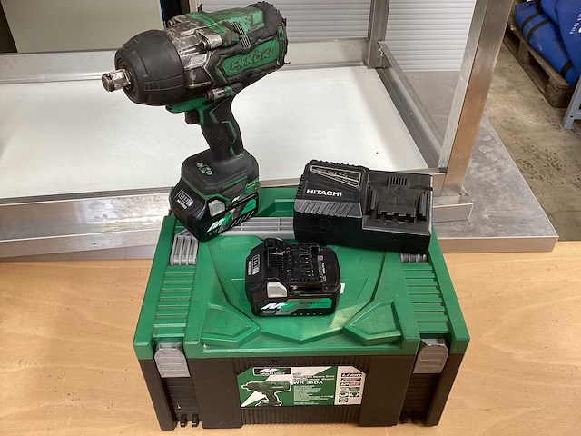 Hikoki wr 36da slagmoersleutel 3/4” - 36v incl. 2x bsl 36a18 accu’s + uc 18yfsl acculader - afbeelding 2 van  10