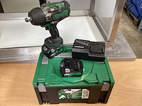 Hikoki wr 36da slagmoersleutel 3/4” - 36v incl. 2x bsl 36a18 accu’s + uc 18yfsl acculader - afbeelding 2 van  10