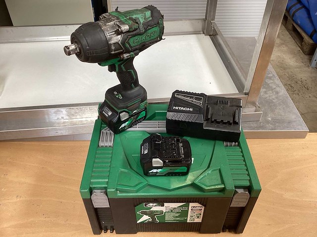 Hikoki wr 36da slagmoersleutel 3/4” - 36v incl. 2x bsl 36a18 accu’s + uc 18yfsl acculader - afbeelding 1 van  10