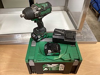 Hikoki wr 36da slagmoersleutel 3/4” - 36v incl. 2x bsl 36a18 accu’s + uc 18yfsl acculader - afbeelding 1 van  10