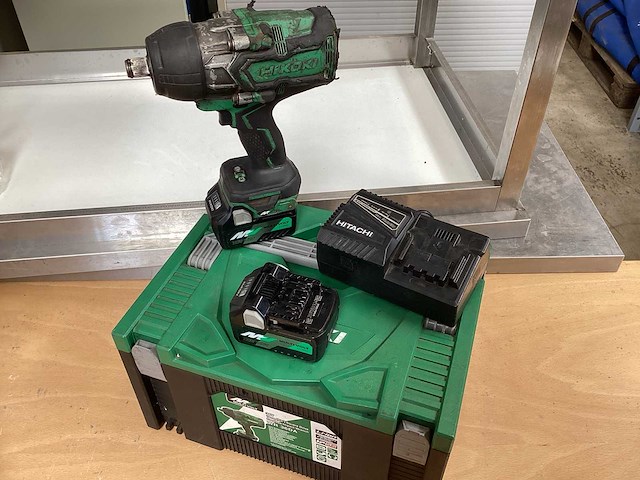Hikoki wr 36da slagmoersleutel 3/4” - 36v incl. 2x bsl 36a18 accu’s + uc 18yfsl acculader - afbeelding 3 van  10