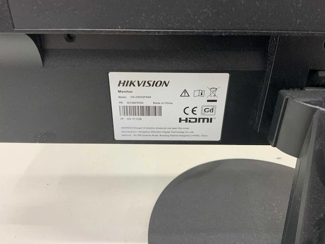 Hikvision - ds-d5022fn00 - monitor - afbeelding 3 van  3