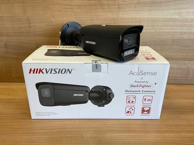 Hikvision 8mp - acusense darkfighter netwerk camera - afbeelding 1 van  4