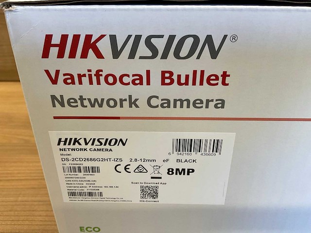 Hikvision 8mp - acusense darkfighter netwerk camera - afbeelding 2 van  4
