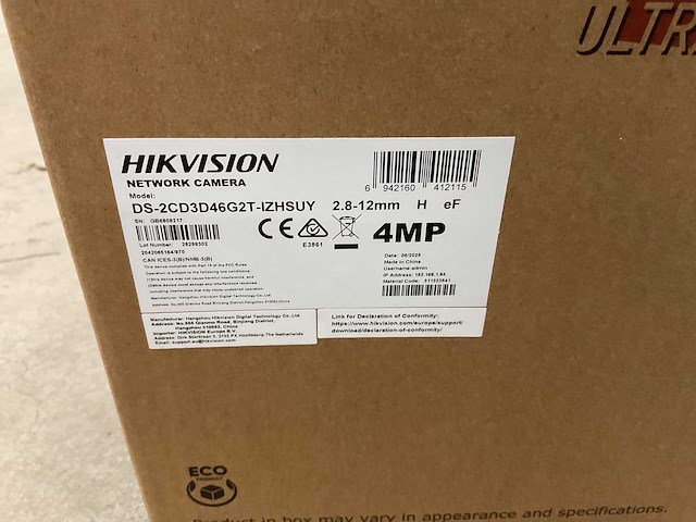 Hikvision accusense ultra d2-2cd3d46g2t-izhsuy 4mp dome beveiligingscamera - afbeelding 3 van  3