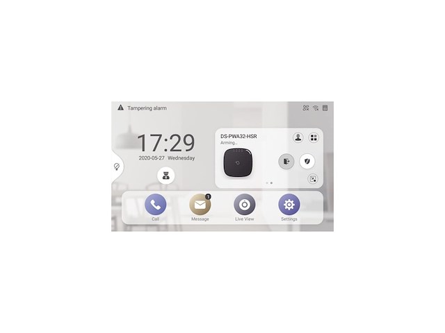 Hikvision android-telefoonbewakingsmonitor ds-kh9310-wte1 wit - afbeelding 3 van  4