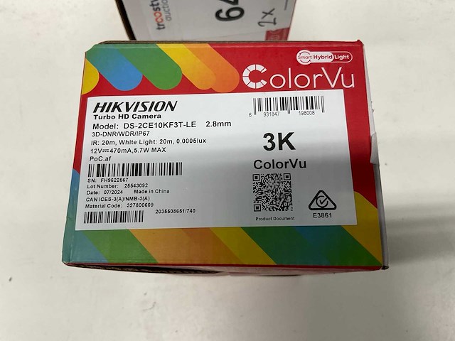 Hikvision ds-2ce10kf3t-le, ds-2cd1021-i beveiligingscamera (2x) - afbeelding 3 van  6