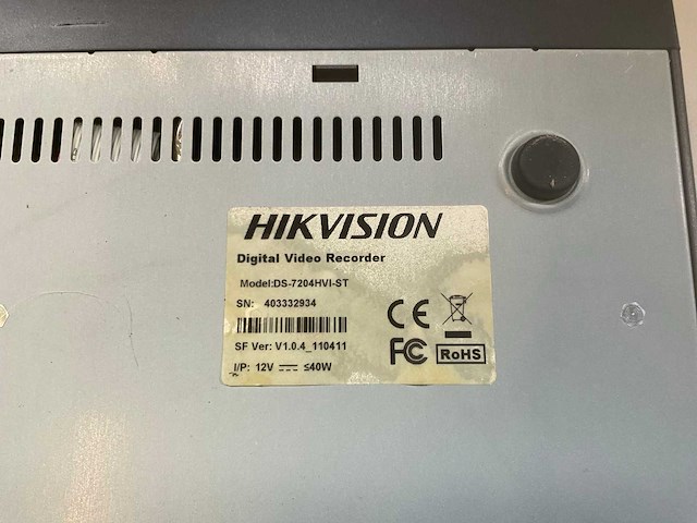 Hikvision ds-7204hvi-st 403332934 beveiligings video recorder - afbeelding 10 van  14