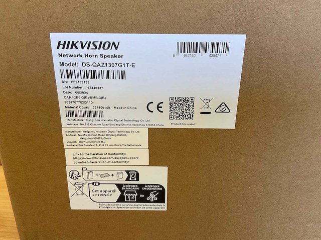 Hikvision horn speaker - afbeelding 2 van  6