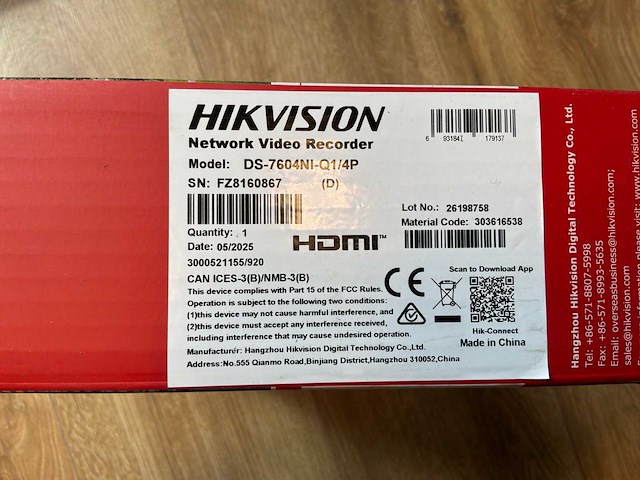 Hikvision netwerk videorecorder (17x) - afbeelding 6 van  6