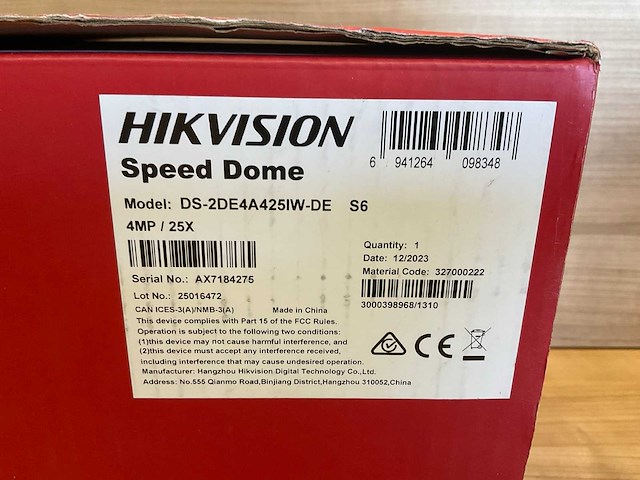 Hikvision ptz ir speed dome camera - 4 mp - afbeelding 2 van  5