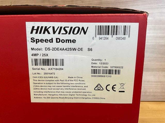 Hikvision ptz ir speed dome camera - 4 mp - afbeelding 2 van  5