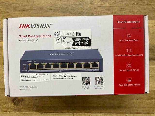 Hikvision smart managed switch - afbeelding 1 van  3