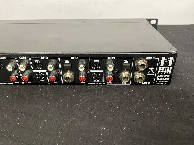 Hill audio zpr-2620 zonemixer - afbeelding 5 van  5