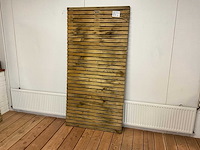 Hillhout - elan 90 excellent - tuinscherm groen geïmpregneerd 1800x900 mm - afbeelding 1 van  2