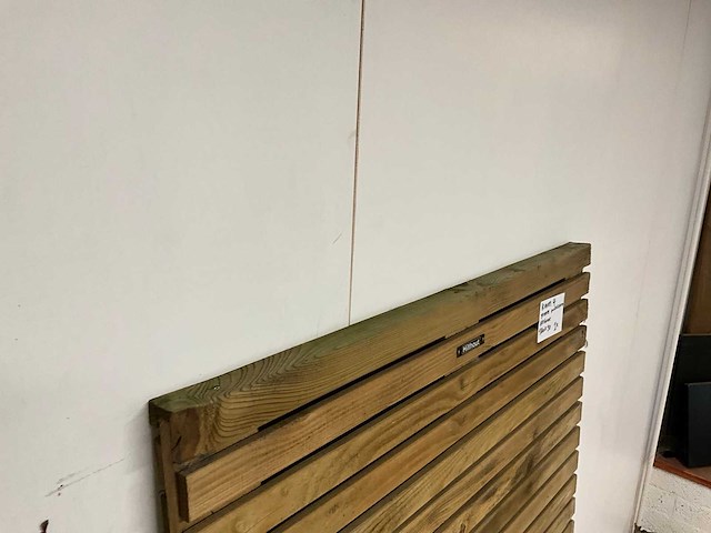 Hillhout - elan 90 excellent - tuinscherm groen geïmpregneerd 1800x900 mm - afbeelding 2 van  2