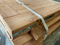 Hillhout deur in kozijn 186x202 cm - afbeelding 5 van  17