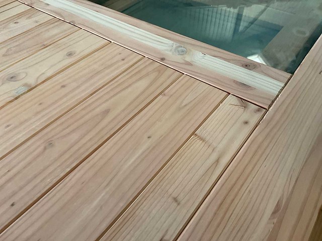 Hillhout deur in kozijn 186x202 cm - afbeelding 8 van  17