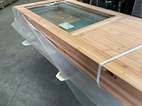 Hillhout deur in kozijn 186x202 cm - afbeelding 12 van  17