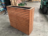 Hillhout douglas bloembak "elan" - 30x103x93 cm (2x) - afbeelding 4 van  5