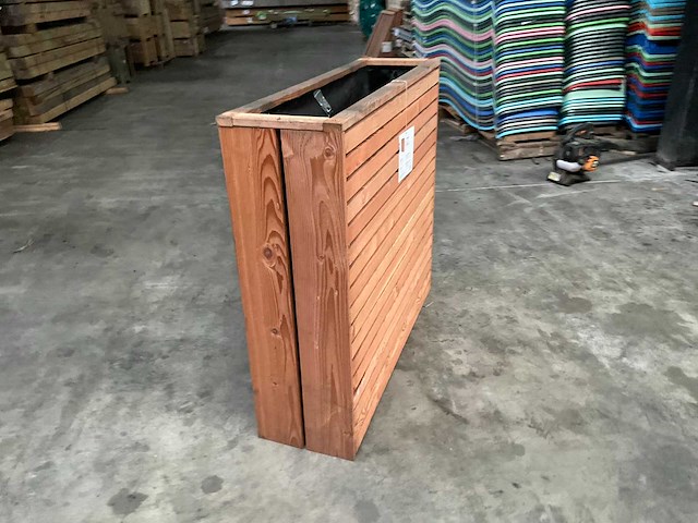 Hillhout douglas bloembak "elan" - 30x103x93 cm (2x) - afbeelding 2 van  3