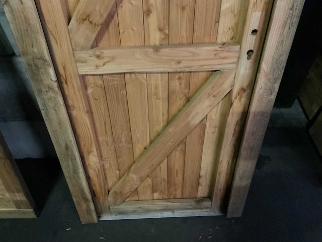 Hillhout douglas buitendeur 200x90 cm - afbeelding 5 van  5