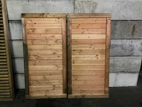 Hillhout douglas dubbelle buitendeur 180x180-3,5 cm - afbeelding 1 van  4