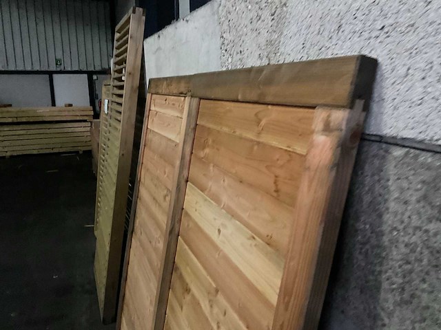 Hillhout douglas dubbelle buitendeur 180x180-3,5 cm - afbeelding 3 van  4