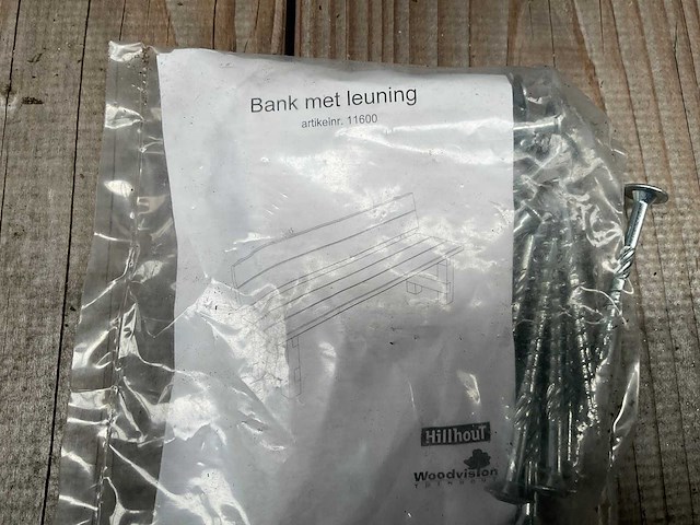 Hillhout douglas tuinbank met rugleuning 200x50x45 cm - afbeelding 3 van  5