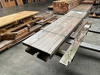 Hillhout douglas tuinbank met rugleuning 200x50x45 cm - afbeelding 5 van  5