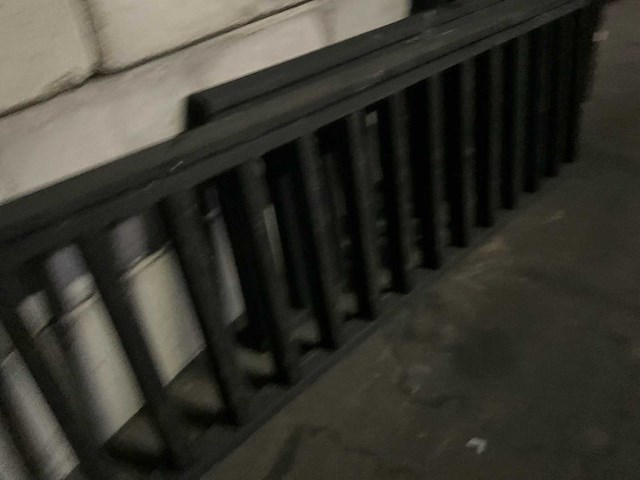 Hillhout geïmpregneerd hekwerk 223x73 cm zwart (3x) - afbeelding 3 van  9