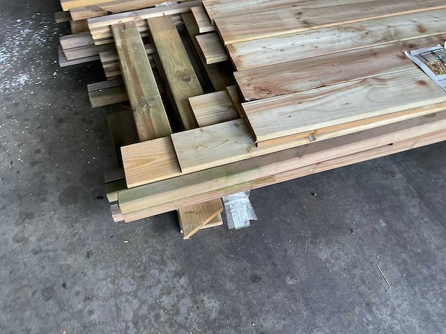 Hillhout haardhoutberging "twin" - 176x190x60 cm - afbeelding 5 van  9