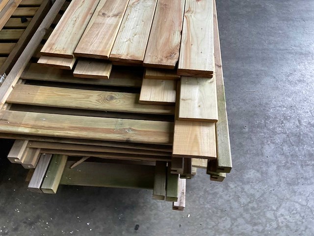 Hillhout haardhoutberging "twin" - 176x190x60 cm - afbeelding 7 van  9