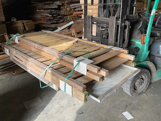 Hillhout haardhoutberging twin - 176x60x190 cm - afbeelding 3 van  5