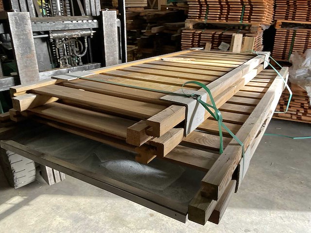 Hillhout haardhoutberging twin - 176x60x190 cm - afbeelding 3 van  4