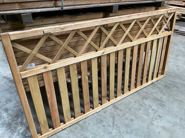 Hillhout houten tuinhek 180x90 (4x) - afbeelding 5 van  6