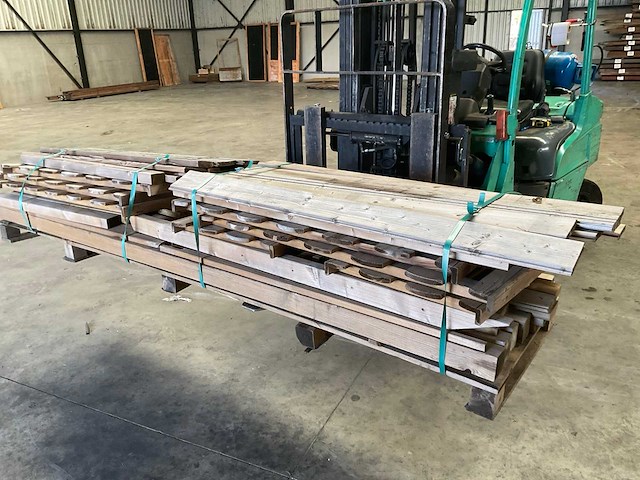 Hillhout speeltoestel met glijbaan "action" - 127x127x310 cm - afbeelding 2 van  4