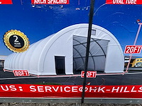 Hills single tube nissenhut opslagtent - afbeelding 5 van  6