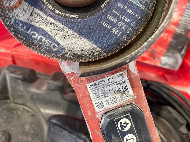 Hilti - ag 125-15db - elektrische haakse slijper - afbeelding 3 van  3