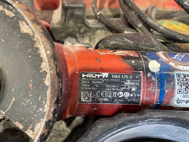 Hilti - dag 125-s - elektrische haakse slijper - afbeelding 3 van  3