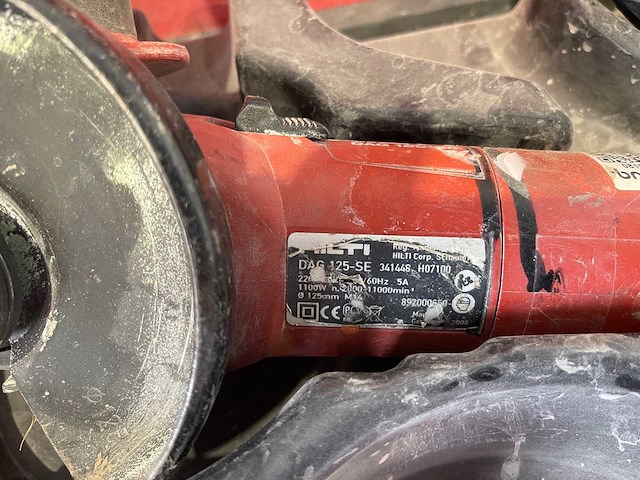Hilti - dag 125-se - elektrische haakse slijper - afbeelding 3 van  3