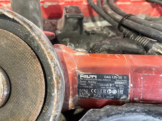 Hilti - dag 125-se - elektrische haakse slijper - afbeelding 3 van  3