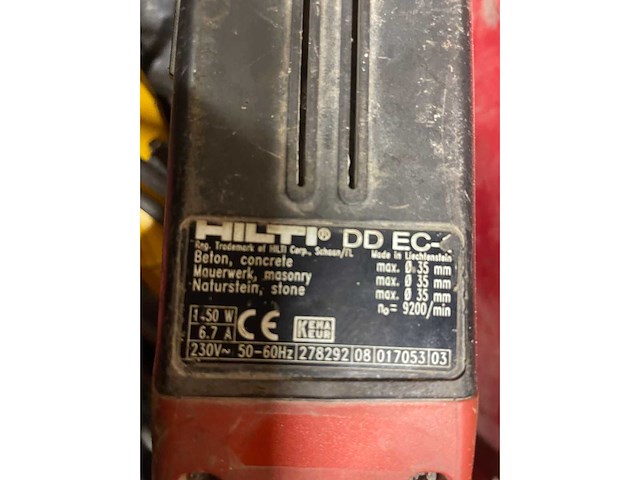 Hilti - diamantboormachine - afbeelding 2 van  6