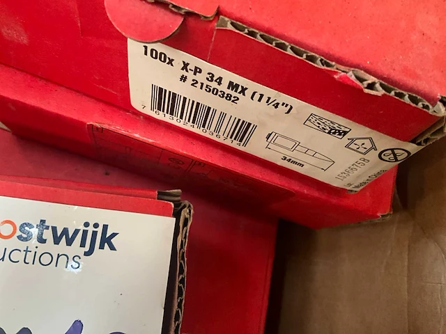 Hilti - dx drijfpatronen kruitnagels en spijkers - stripnagels en schietpatronen - afbeelding 2 van  5