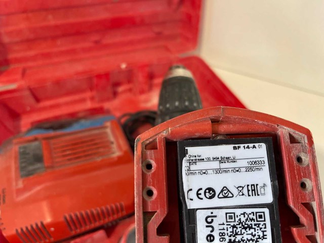 Hilti - sf 14-a - 14.4v accu schroef/boormachine - afbeelding 3 van  3