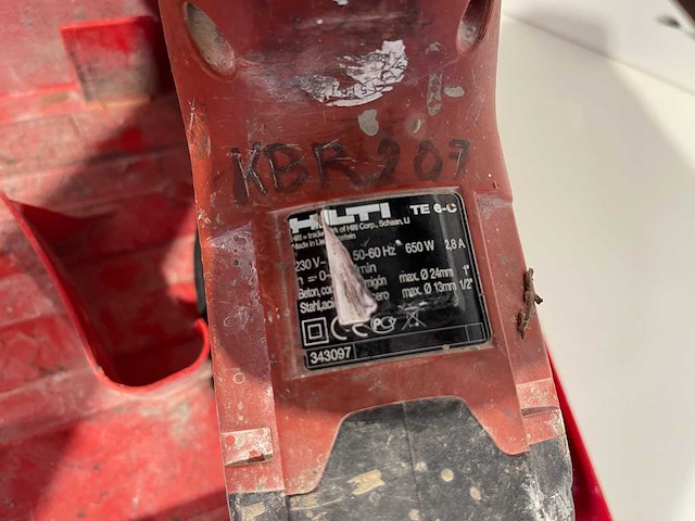 Hilti - te 6-c - elektrische boorhamer - afbeelding 3 van  3