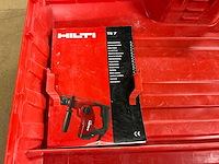 Hilti - te 7 - sds plus boorhamer met snoer in koffer (2x) - afbeelding 4 van  4